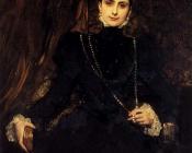 本杰明 让 约瑟夫 康斯坦特 : Portrait Of Mme M S Derviz